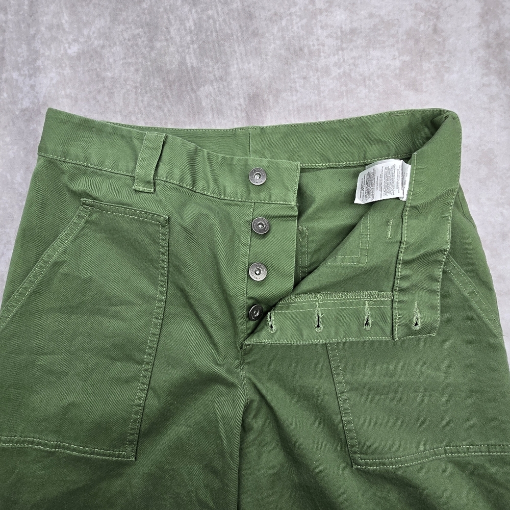 Columbia Green Cotton Blend Button Fly Pants - Picture 5 of 12